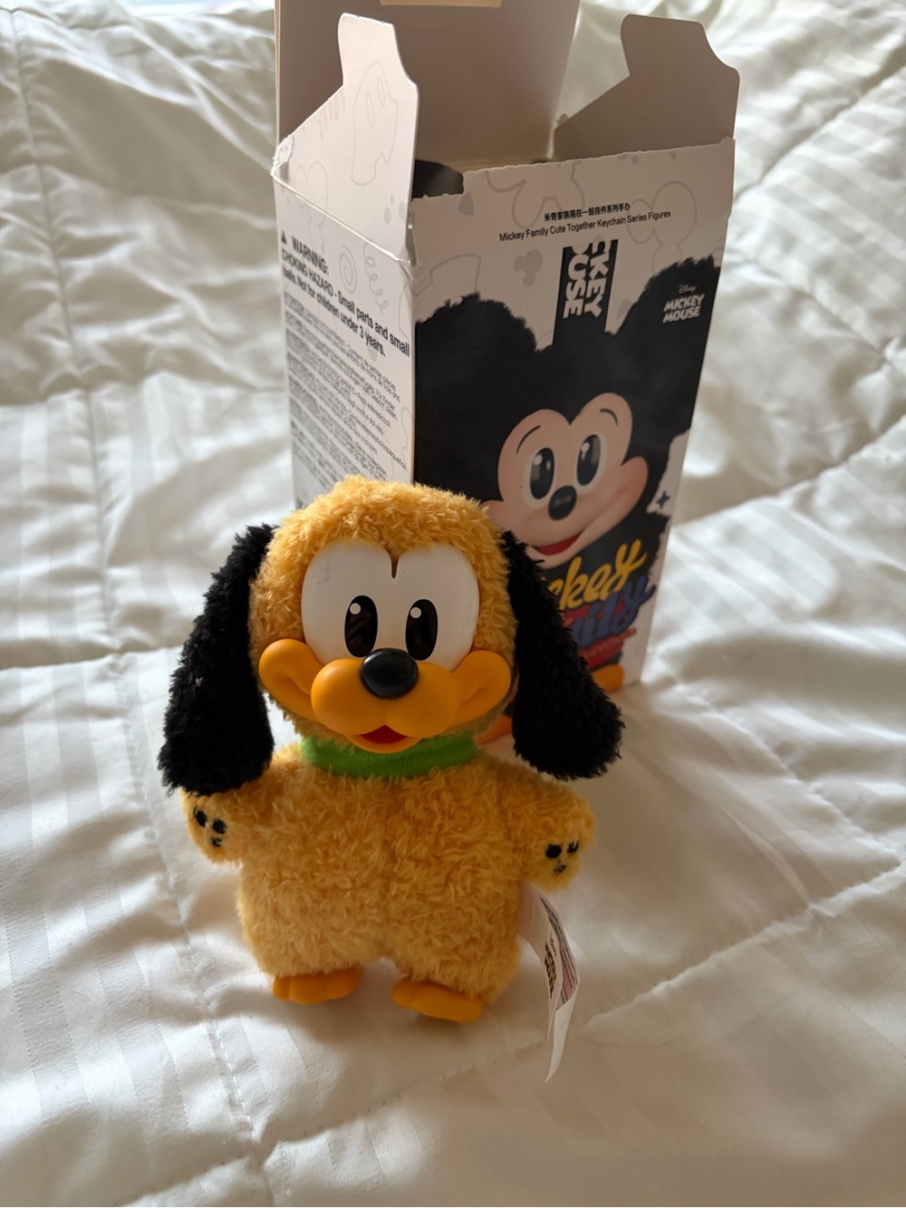 POP MART Mickey Family Pluto Vinyl Plush Pendant Keychain